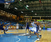 Kimmo Muurinen (no.6) of Finland shooting free throws during FIBA European basketball championships 2013 match between Finland and Greece. Match between Finland and Greece was played on Monday, 9th of September 2013 in Bonifika arena in Koper, Slovenia.
