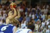 Best scorer of the game, Petteri Koponen (no.11) of Finland shooting free throw during FIBA European basketball championships 2013 match between Finland and Greece. Match between Finland and Greece was played on Monday, 9th of September 2013 in Bonifika arena in Koper, Slovenia.
