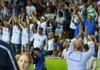 Head coach of Finnish team, Henrik Dettmann greets Finnish fans in arena after end of the FIBA European basketball championships 2013 match between Finland and Greece. Match between Finland and Greece was played on Monday, 9th of September 2013 in Bonifika arena in Koper, Slovenia.

