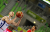 Tuukka Kotti (no.10) of Finland shooting free throw during FIBA European basketball championships 2013 match of second round between Finland and Croatia. Match between Finland and Croatia was played on Thursday, 12th of September 2013 in Stozice arena in Ljubljana, Slovenia.
