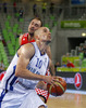 Tuukka Kotti (no.10) of Finland going for score during FIBA European basketball championships 2013 match of second round between Finland and Croatia. Match between Finland and Croatia was played on Thursday, 12th of September 2013 in Stozice arena in Ljubljana, Slovenia.
