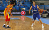 Petteri Koponen (no.11) of Finland (R) and Jose Calderon (no.8) of Spain (L) during FIBA European basketball championships 2013 match of second round between Finland and Spain. Match between Finland and Spain was played on Saturday, 14th of September 2013 in Stozice arena in Ljubljana, Slovenia.

