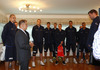 In residence of the Finnish embassy in Ljublana, Finnish basketball team meet Finnish Ambassador in Ljubljana, Pekka Metso and 16 young Finnish basketball players, which Aleksi Valavuori brought to Slovenia to see last two matches of the Finnish team. This event in residence of Finnish Embassy in Ljubljana was held on Sunday, 15th of September 2013, day before FIBA European basketball championships 2013 match of second round between Finland and Slovenia.
