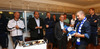 In residence of the Finnish embassy in Ljublana, Finnish basketball team meet Finnish Ambassador in Ljubljana, Pekka Metso and 16 young Finnish basketball players, which Aleksi Valavuori brought to Slovenia to see last two matches of the Finnish team. This event in residence of Finnish Embassy in Ljubljana was held on Sunday, 15th of September 2013, day before FIBA European basketball championships 2013 match of second round between Finland and Slovenia.
