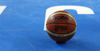 Official basketball ball of the Eurobasket 2013 on floor of the play field before start of the FIBA European basketball championships 2013 match of second round between Finland and Slovenia. Match between Finland and Slovenia was played on Monday, 16th of September 2013 in Stozice arena in Ljubljana, Slovenia.
