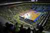 General view of the Stozice arena full of fans during FIBA European basketball championships 2013 match of second round between Finland and Slovenia. Match between Finland and Slovenia was played on Monday, 16th of September 2013 in Stozice arena in Ljubljana, Slovenia.
