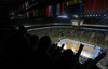 General view of the Stozice arena full of fans during FIBA European basketball championships 2013 match of second round between Finland and Slovenia. Match between Finland and Slovenia was played on Monday, 16th of September 2013 in Stozice arena in Ljubljana, Slovenia.
