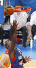 Florent Pietrus (no.11) of France scoring during FIBA European basketball championships 2013 half final match between France and Spain. Half final match of FIBA European basketball championships 2013 between France and Spain was played on Friday, 20th of September 2013 in Stozice arena in Ljubljana, Slovenia.
