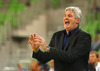 Union Olimpija head coach, Ales Pipan during match of 4th round of ABA Basketball League between Union Olimpija, Slovenia, and Crvena Zvezda, Serbia. Match of ABA Basketball League between Union Olimpija, Slovenia, and Crvena Zvezda, Serbia, was played on Sunday, 20th of October 2013 in Stozice arena in Ljubljana, Slovenia.
