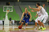Petteri Koponen (no.8) of Khimki Moscow during match of FIBA basketball Euro Cup match between KK Union Olimpija, Ljubljana, Slovenia, and Khimki Moscow, Russia. Match between Union Olimpija and Khimki Moscow was closed for public as result of incident last season, and was played in Stozice Arena in Ljubljana, Slovenia, on Wednesday, 22nd of October 2014.
