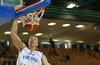 Erik Murphy (no.33) of Finland scoring during basketball match of Adecco cup between Finland and Italy. Basketball match of Adecco cup between Finland and Italy was played in Bonifika arena in Koper, Slovenia, on Friday, 21st of August 2015.
