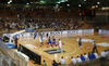 Gerald Lee (no.8) of Finland scoring during basketball match of Adecco cup between Finland and Italy. Basketball match of Adecco cup between Finland and Italy was played in Bonifika arena in Koper, Slovenia, on Friday, 21st of August 2015.
