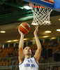 Tuukka Kotti (no.10) of Finland scoring during basketball match of Adecco cup between Finland and Italy. Basketball match of Adecco cup between Finland and Italy was played in Bonifika arena in Koper, Slovenia, on Friday, 21st of August 2015.
