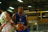 Gerald Lee (no.8) of Finland (R) and Uros Slokar (no.55) of Slovenia (L) during basketball match of Adecco cup between Finland and Slovenia. Basketball match of Adecco cup between Finland and Slovenia was played in Bonifika arena in Koper, Slovenia, on Saturday, 22nd of August 2015.
