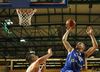 Tuukka Kotti (no.10) of Finland (R) against Alen Omic (no.23) of Slovenia (L) during basketball match of Adecco cup between Finland and Slovenia. Basketball match of Adecco cup between Finland and Slovenia was played in Bonifika arena in Koper, Slovenia, on Saturday, 22nd of August 2015.
