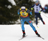 Second placed Martin Fourcade of France during the men 10km sprint race of IBU Biathlon World Cup in Hochfilzen, Austria.  Men 10km sprint race of IBU Biathlon World cup was held in Hochfilzen, Austria, on Friday, 8th of December 2017.
