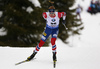 Winner Johannes Thingnes Boe of Norway during the men 10km sprint race of IBU Biathlon World Cup in Hochfilzen, Austria.  Men 10km sprint race of IBU Biathlon World cup was held in Hochfilzen, Austria, on Friday, 8th of December 2017.
