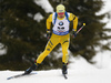 Jesper Nelin of Sweden during the men 10km sprint race of IBU Biathlon World Cup in Hochfilzen, Austria.  Men 10km sprint race of IBU Biathlon World cup was held in Hochfilzen, Austria, on Friday, 8th of December 2017.
