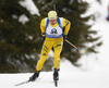 Jesper Nelin of Sweden during the men 10km sprint race of IBU Biathlon World Cup in Hochfilzen, Austria.  Men 10km sprint race of IBU Biathlon World cup was held in Hochfilzen, Austria, on Friday, 8th of December 2017.
