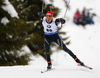 Jeremy Finello of Switzerland during the men 10km sprint race of IBU Biathlon World Cup in Hochfilzen, Austria.  Men 10km sprint race of IBU Biathlon World cup was held in Hochfilzen, Austria, on Friday, 8th of December 2017.
