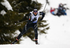 Martin Jaeger of Switzerland during the men 10km sprint race of IBU Biathlon World Cup in Hochfilzen, Austria.  Men 10km sprint race of IBU Biathlon World cup was held in Hochfilzen, Austria, on Friday, 8th of December 2017.
