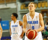 Sasu Salin (no.9) of Finland during basketball match of FIBA Basketball World Cup 2023 Qualifiers between Slovenia and Finland. Basketball match of FIBA Basketball World Cup 2023 Qualifiers between Slovenia and Finland was played in Bonifika arena in Koper, Slovenia, on Monday, 28th of February 2022.