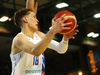 Mikael Jantunen (no.18) of Finland during basketball match of FIBA Basketball World Cup 2023 Qualifiers between Slovenia and Finland. Basketball match of FIBA Basketball World Cup 2023 Qualifiers between Slovenia and Finland was played in Bonifika arena in Koper, Slovenia, on Monday, 28th of February 2022.