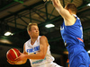 Sasu Salin (no.9) of Finland during basketball match of FIBA Basketball World Cup 2023 Qualifiers between Slovenia and Finland. Basketball match of FIBA Basketball World Cup 2023 Qualifiers between Slovenia and Finland was played in Bonifika arena in Koper, Slovenia, on Monday, 28th of February 2022.