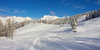 Velika Planina above Kamnik, Slovenia, covered with snow on sunny Saturday, 20th of February 2016.
