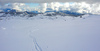 Velika Planina above Kamnik, Slovenia, covered with snow on sunny Saturday, 20th of February 2016.
