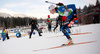 Marie Laure Brunet of France during women 15km individual race of e.on Ruhrgas IBU Biathlon World Cup 2009-10. Women individual race of e.on Ruhrgas IBU Biathlon World Cup was held in Pokljuka, Slovenia, on 17th of December 2009.
