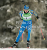 Jenny Jonsson of Sweden during women 15km individual race of e.on Ruhrgas IBU Biathlon World Cup 2009-10. Women individual race of e.on Ruhrgas IBU Biathlon World Cup was held in Pokljuka, Slovenia, on 17th of December 2009.
