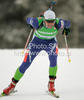 Andreja Mali of Slovenia during women 15km individual race of e.on Ruhrgas IBU Biathlon World Cup 2009-10. Women individual race of e.on Ruhrgas IBU Biathlon World Cup was held in Pokljuka, Slovenia, on 17th of December 2009.
