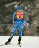 Winner Helena Jonsson of Sweden during women 15km individual race of e.on Ruhrgas IBU Biathlon World Cup 2009-10. Women individual race of e.on Ruhrgas IBU Biathlon World Cup was held in Pokljuka, Slovenia, on 17th of December 2009.
