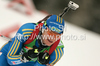 Second placed Anna Carin Olofsson-Zidek of Sweden during women 15km individual race of e.on Ruhrgas IBU Biathlon World Cup 2009-10. Women individual race of e.on Ruhrgas IBU Biathlon World Cup was held in Pokljuka, Slovenia, on 17th of December 2009.
