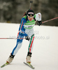 Michela Ponza of Italy during women 15km individual race of e.on Ruhrgas IBU Biathlon World Cup 2009-10. Women individual race of e.on Ruhrgas IBU Biathlon World Cup was held in Pokljuka, Slovenia, on 17th of December 2009.
