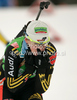 Juliane Doll of Germany during women 15km individual race of e.on Ruhrgas IBU Biathlon World Cup 2009-10. Women individual race of e.on Ruhrgas IBU Biathlon World Cup was held in Pokljuka, Slovenia, on 17th of December 2009.

