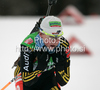 Juliane Doll of Germany during women 15km individual race of e.on Ruhrgas IBU Biathlon World Cup 2009-10. Women individual race of e.on Ruhrgas IBU Biathlon World Cup was held in Pokljuka, Slovenia, on 17th of December 2009.

