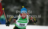 Kathrin Hitzer of Germany during women 15km individual race of e.on Ruhrgas IBU Biathlon World Cup 2009-10. Women individual race of e.on Ruhrgas IBU Biathlon World Cup was held in Pokljuka, Slovenia, on 17th of December 2009.
