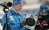 Finnish coach Jonne Kahkonen during men 20km individual race of e.on Ruhrgas IBU Biathlon World Cup 2009-10. Men individual race of e.on Ruhrgas IBU Biathlon World Cup was held in Pokljuka, Slovenia, on 17th of December 2009.
