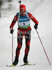 Third placed Alexander Os of Norway during men 20km individual race of e.on Ruhrgas IBU Biathlon World Cup 2009-10. Men individual race of e.on Ruhrgas IBU Biathlon World Cup was held in Pokljuka, Slovenia, on 17th of December 2009.
