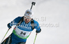 Vincent Defrasne of France during men 20km individual race of e.on Ruhrgas IBU Biathlon World Cup 2009-10. Men individual race of e.on Ruhrgas IBU Biathlon World Cup was held in Pokljuka, Slovenia, on 17th of December 2009.
