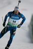 Vincent Defrasne of France during men 20km individual race of e.on Ruhrgas IBU Biathlon World Cup 2009-10. Men individual race of e.on Ruhrgas IBU Biathlon World Cup was held in Pokljuka, Slovenia, on 17th of December 2009.
