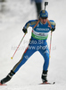Magnus Jonsson of Sweden during men 20km individual race of e.on Ruhrgas IBU Biathlon World Cup 2009-10. Men individual race of e.on Ruhrgas IBU Biathlon World Cup was held in Pokljuka, Slovenia, on 17th of December 2009.

