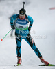 Jarkko Kauppinen of Finland during men 20km individual race of e.on Ruhrgas IBU Biathlon World Cup 2009-10. Men individual race of e.on Ruhrgas IBU Biathlon World Cup was held in Pokljuka, Slovenia, on 17th of December 2009.
