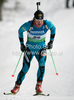 Jarkko Kauppinen of Finland during men 20km individual race of e.on Ruhrgas IBU Biathlon World Cup 2009-10. Men individual race of e.on Ruhrgas IBU Biathlon World Cup was held in Pokljuka, Slovenia, on 17th of December 2009.

