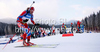 Marcel Laponder of Great Britain during men 20km individual race of e.on Ruhrgas IBU Biathlon World Cup 2009-10. Men individual race of e.on Ruhrgas IBU Biathlon World Cup was held in Pokljuka, Slovenia, on 17th of December 2009.
