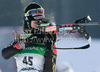 Juliane Doellof Germany during women 10km pursuit race of e.on Ruhrgas IBU Biathlon World Cup 2009-10. Women pursuit race of e.on Ruhrgas IBU Biathlon World Cup was held in Pokljuka, Slovenia, on 20th of December 2009.
