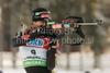 Arnd Pfeiffer of Germany during men 12,5km pursuit race of e.on Ruhrgas IBU Biathlon World Cup 2009-10. Men pursuit race of e.on Ruhrgas IBU Biathlon World Cup was held in Pokljuka, Slovenia, on 20th of December 2009.
