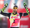Winner Martin Fourcade (FRA) during Mens Pursuit of E. ON IBU Biathlon World Cup at the Biathlonstadium in Hochfilzen, Austria on 2013/12/08.
